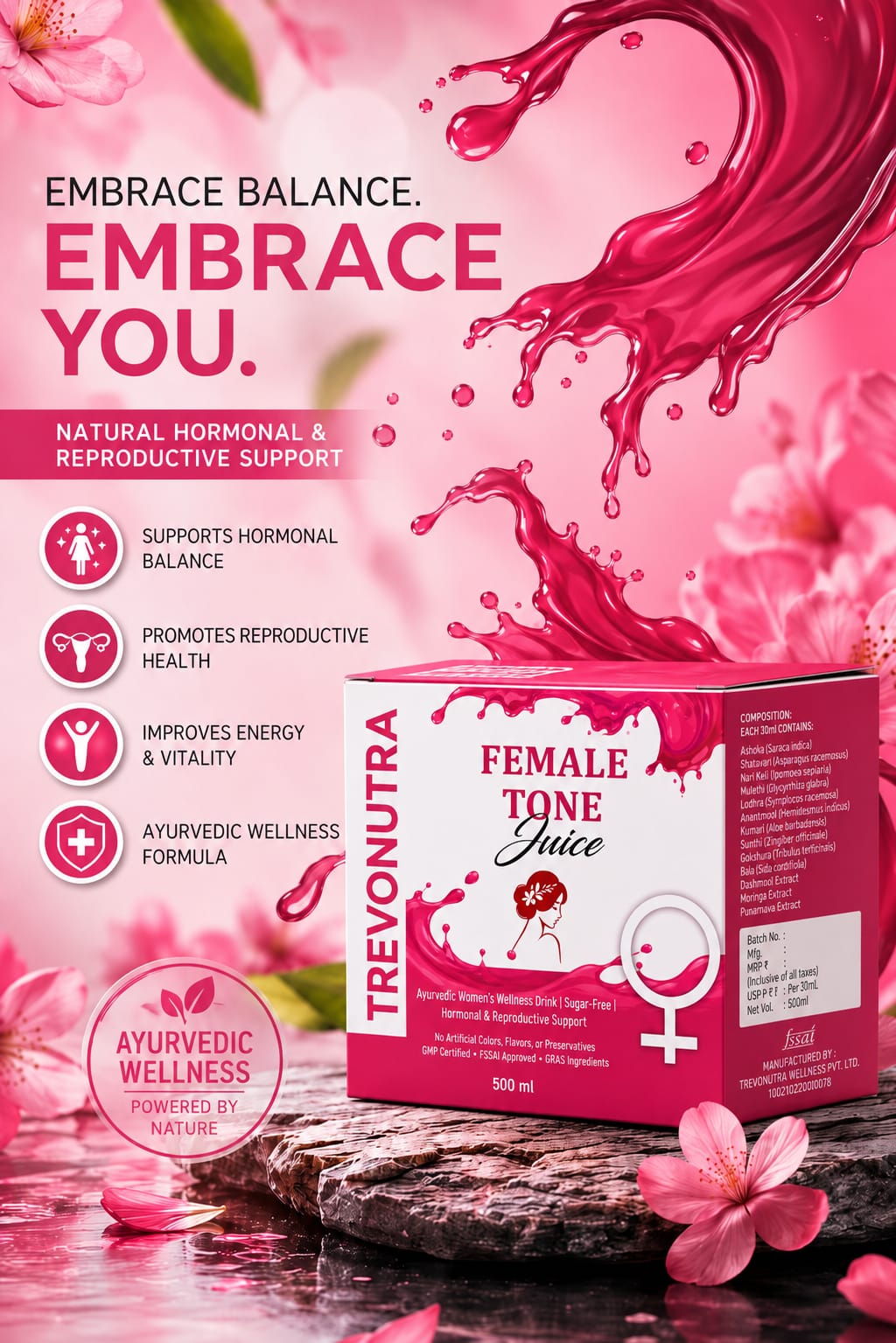 Female Tone Juice 500ML